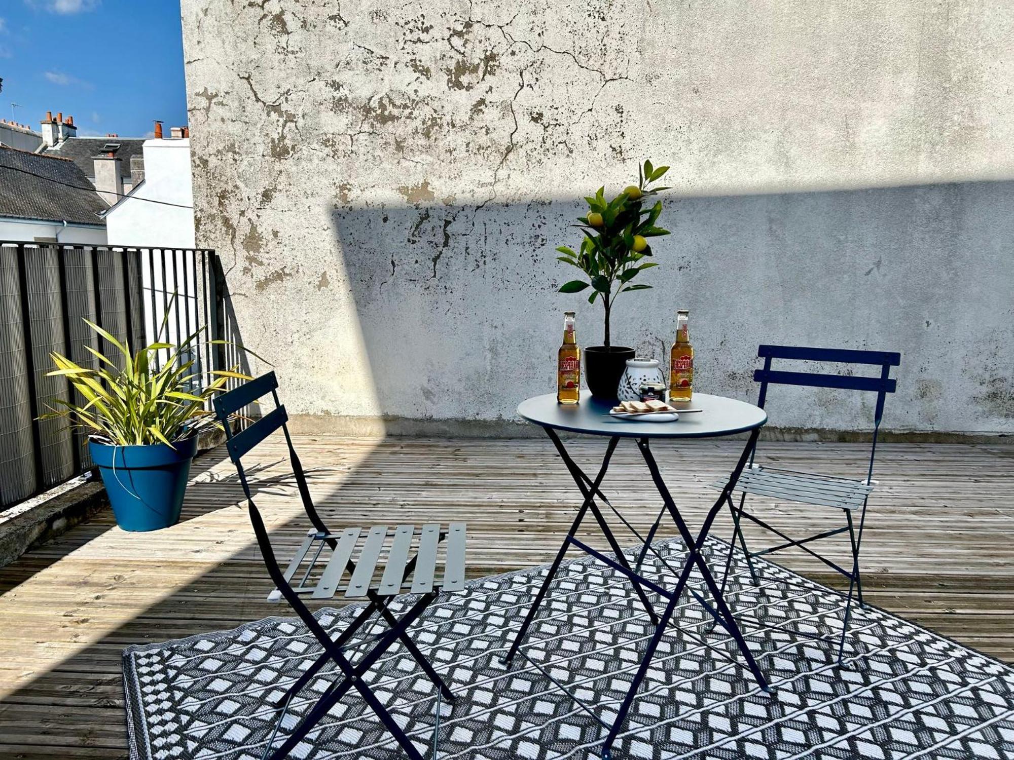 O Studio Terrasse - Centre Ville De Lorient - Gare ภายนอก รูปภาพ